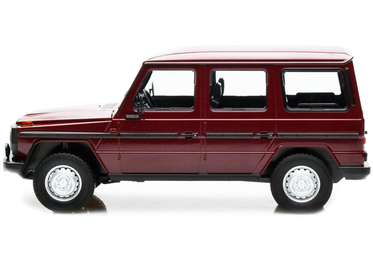 1980 Mercedes-Benz G-Model (LWB) Dark Red with Black Stripes Limited Edition to 402 pieces Worldwide 1/18 - View 2