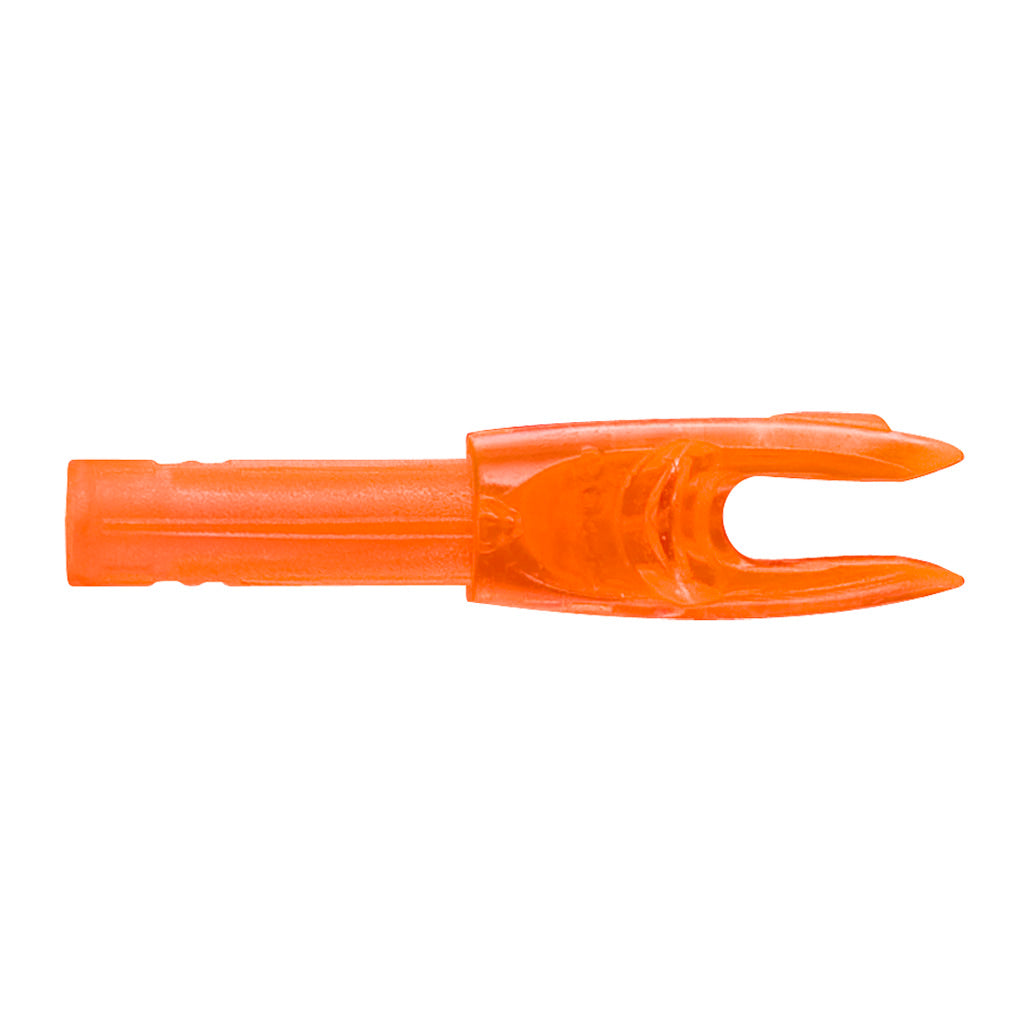Easton 4mm G Nocks in Orange Large Groove 100 pk. - Front View