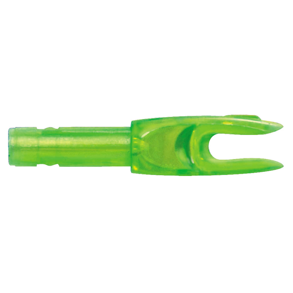 Easton 4mm G Nocks in Green Large Groove 100 pk. - Front View