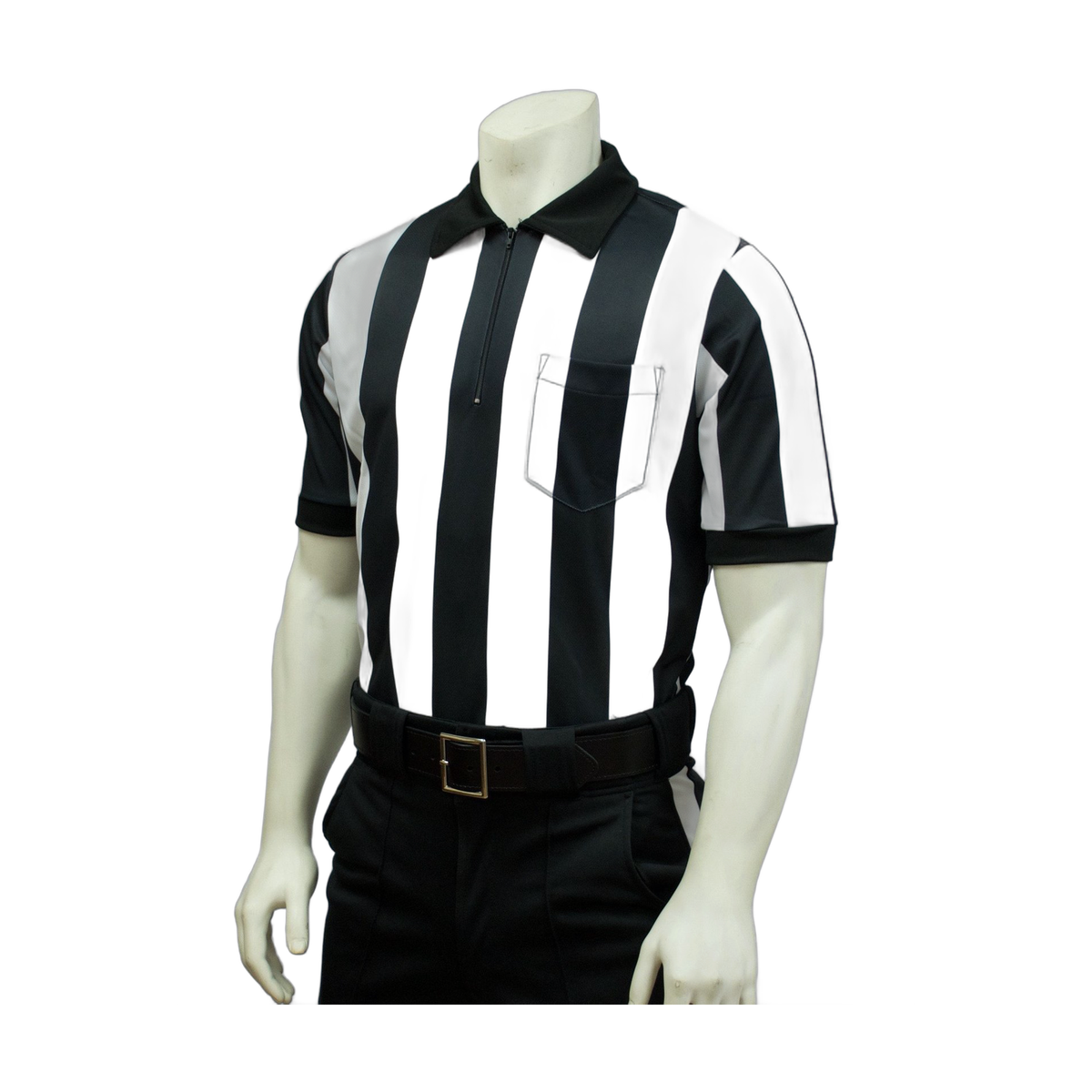 Smitty FBS-137E Elite Performance Interlock Short Sleeve Shirt 2-14 Stripes - nfhs approved