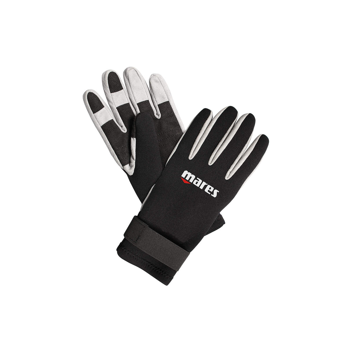 Mares Amara Dive Gloves 2mm, Black - palm view