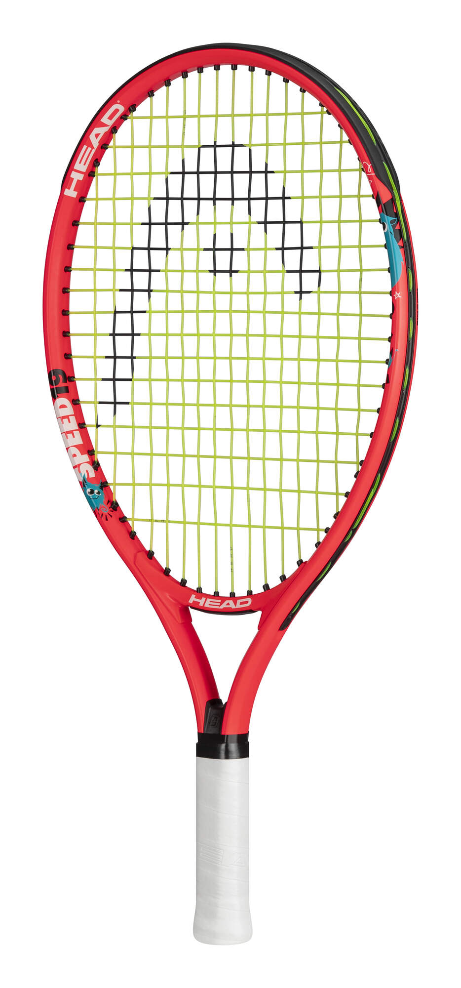 HEAD Speed Junior 19 Inch Tennis Racquet, Red - front view