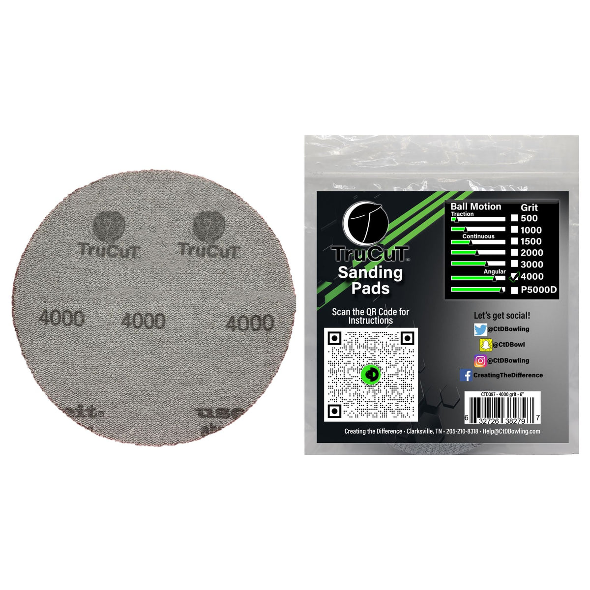 Creating the Difference TruCut 4000 grit 6 inch sanding pad