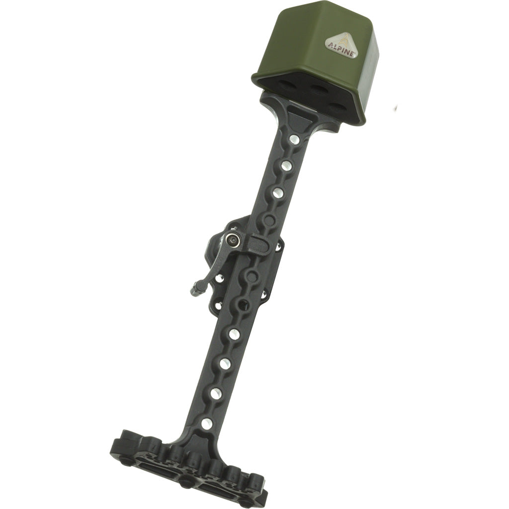 Alpine Bear Claw 3 Arrow Quiver in Green/Green - Front View