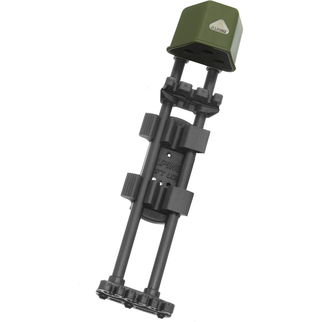 Alpine Soft Loc Classic 3 Arrow Quiver in Green/Green - Front View