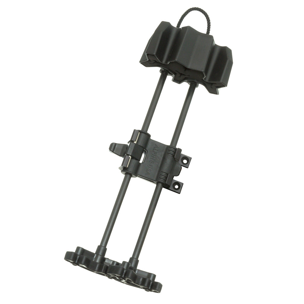 Alpine Power Loc 4 Arrow Quiver in Black - Front View
