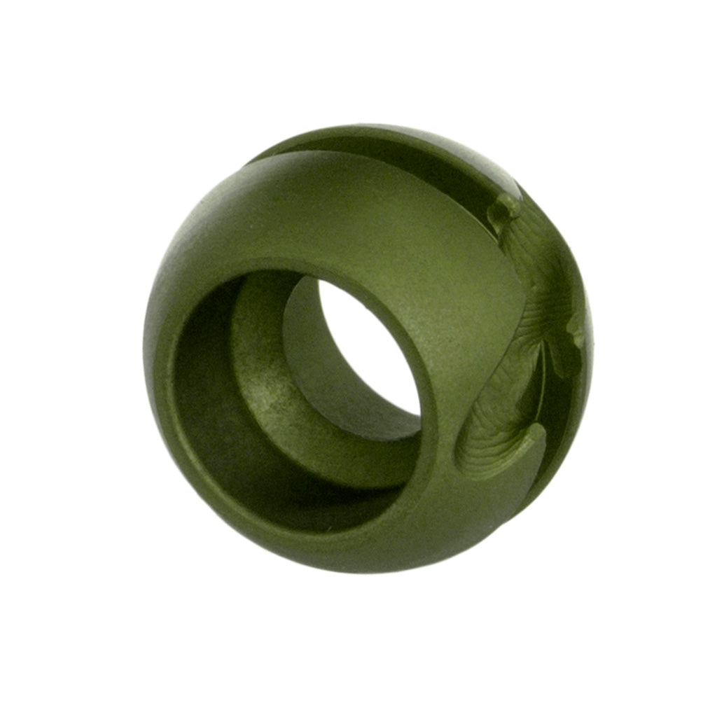October Mountain Retna Peep Sight in OD Green 1/8 in. - Front View