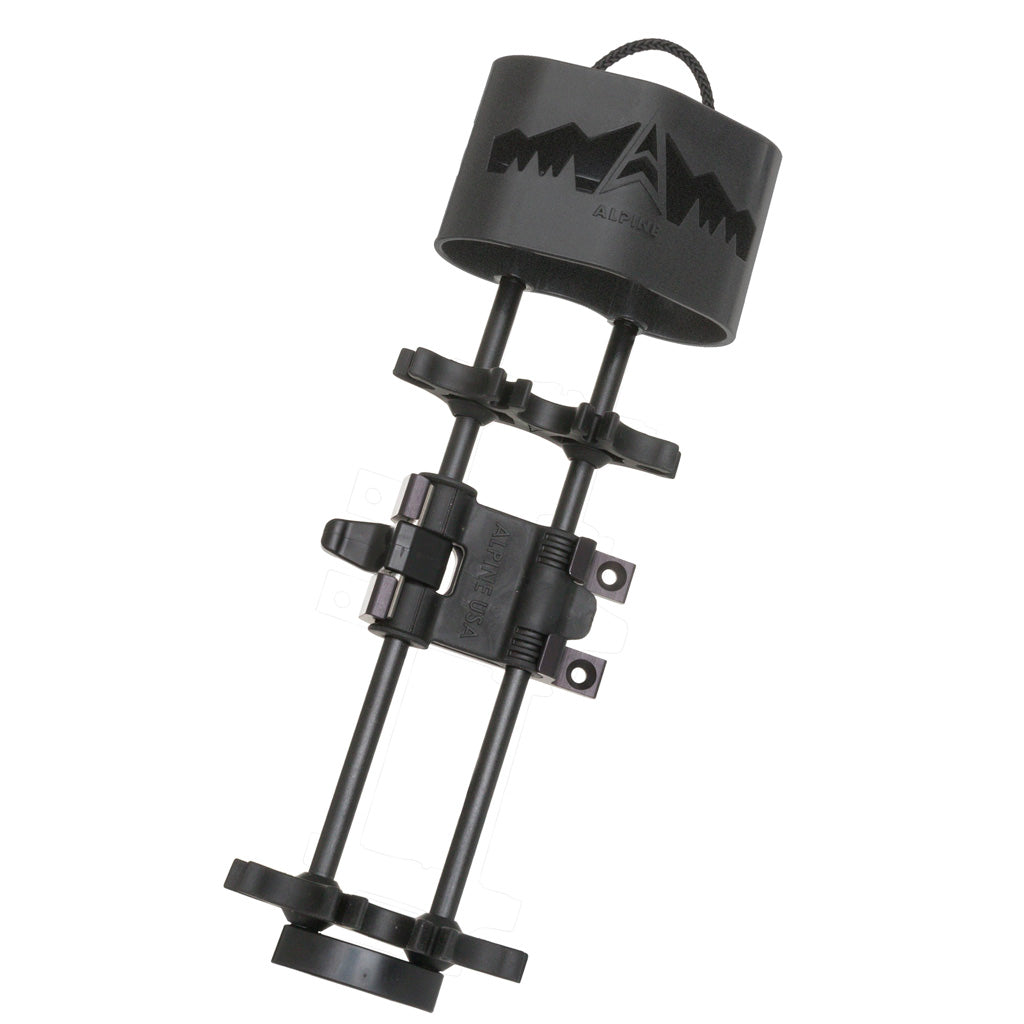 Alpine Waypoint 3 Arrow Quiver in Black - Front View