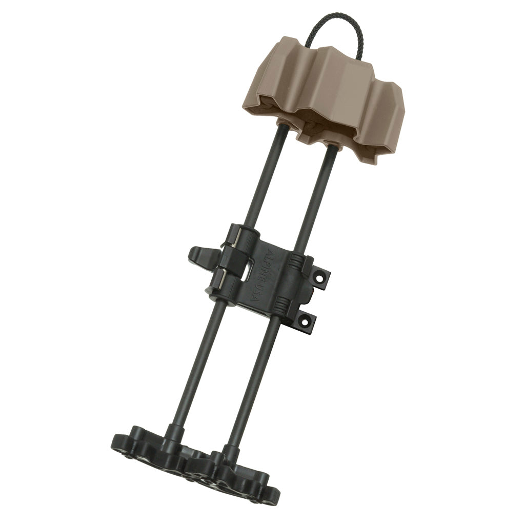 Alpine Power Loc 4 Arrow Quiver in Brown/Black - Front View