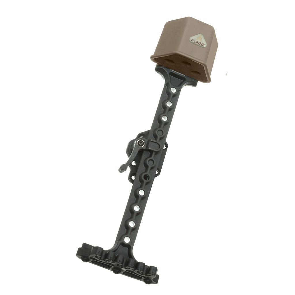 Alpine Bear Claw 3 Arrow Quiver in Brown/Black - Front View
