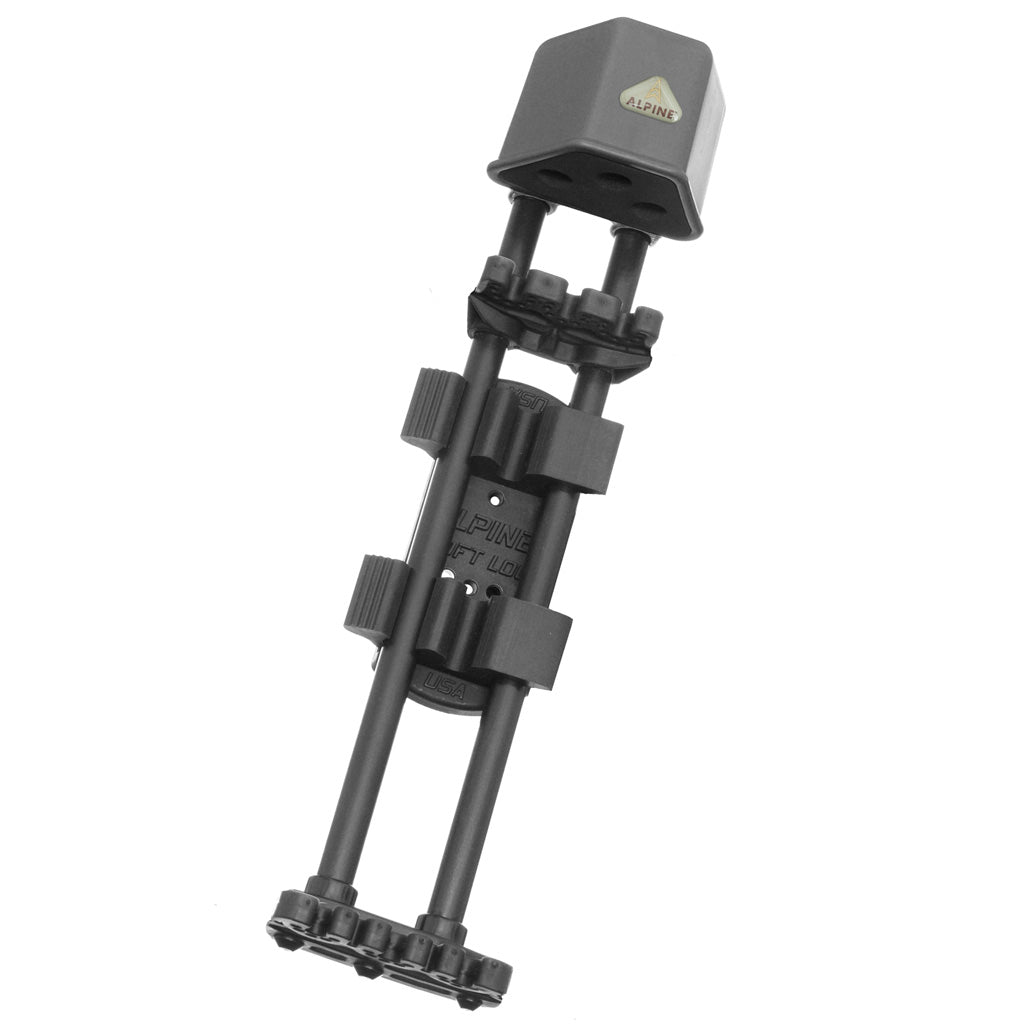 Alpine Soft Loc Classic 3 Arrow Quiver in Grey/Black - Front View