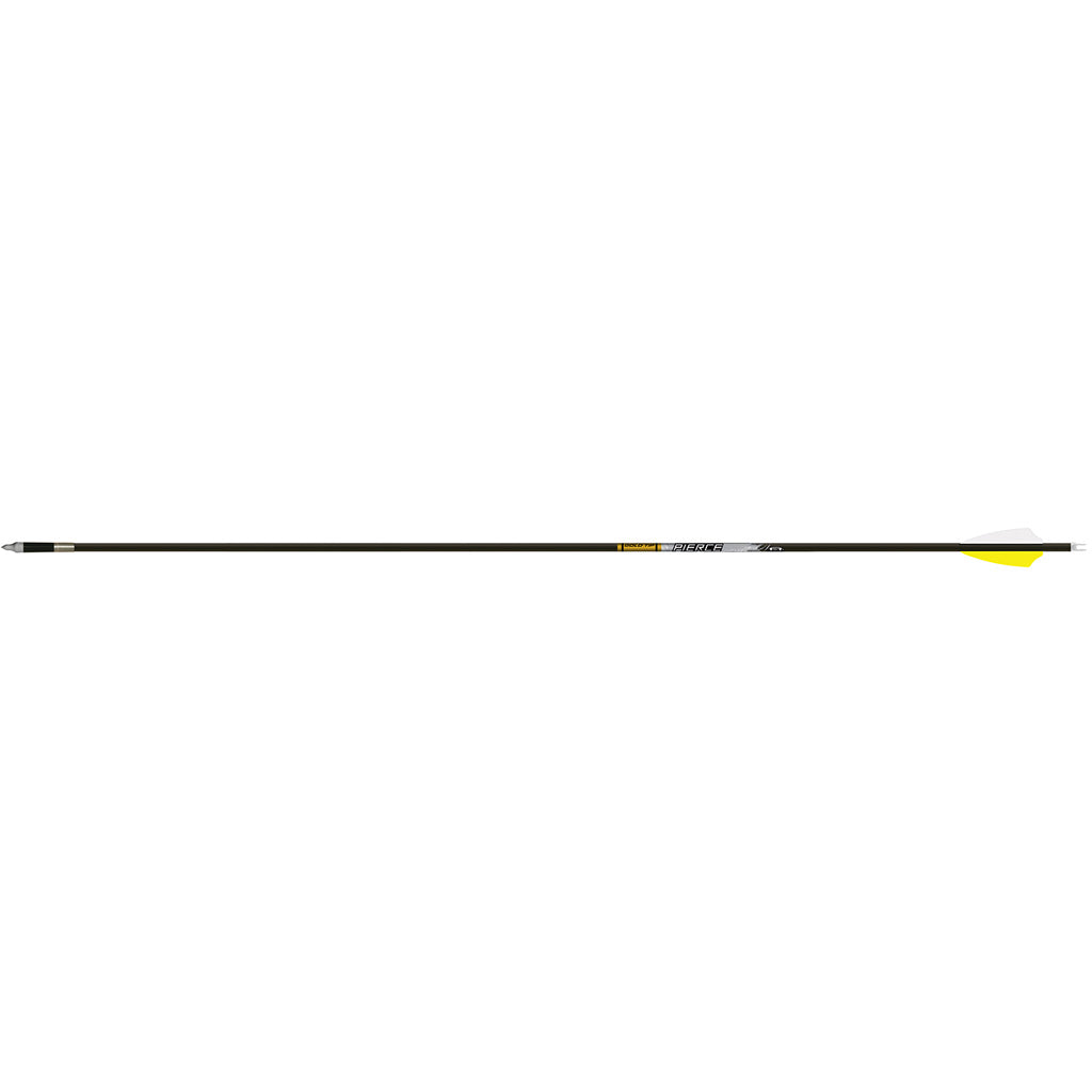 Gold Tip Kinetic Pierce Platinum Arrows in 340 2.1 in. Fusion X II Vanes 6 pk. - Front View