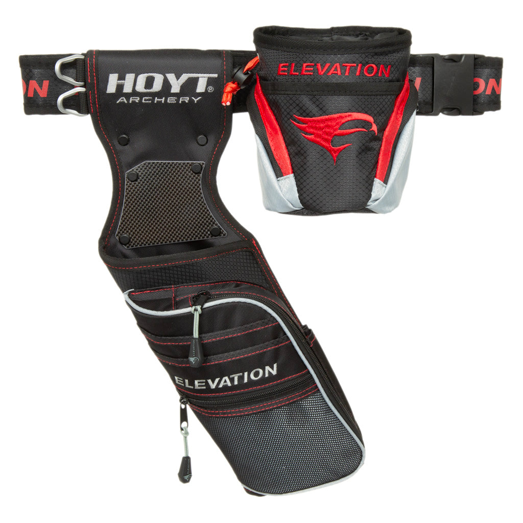 Elevation Nerve Field Quiver Package in Hoyt Edition Black/Red LH - Front View
