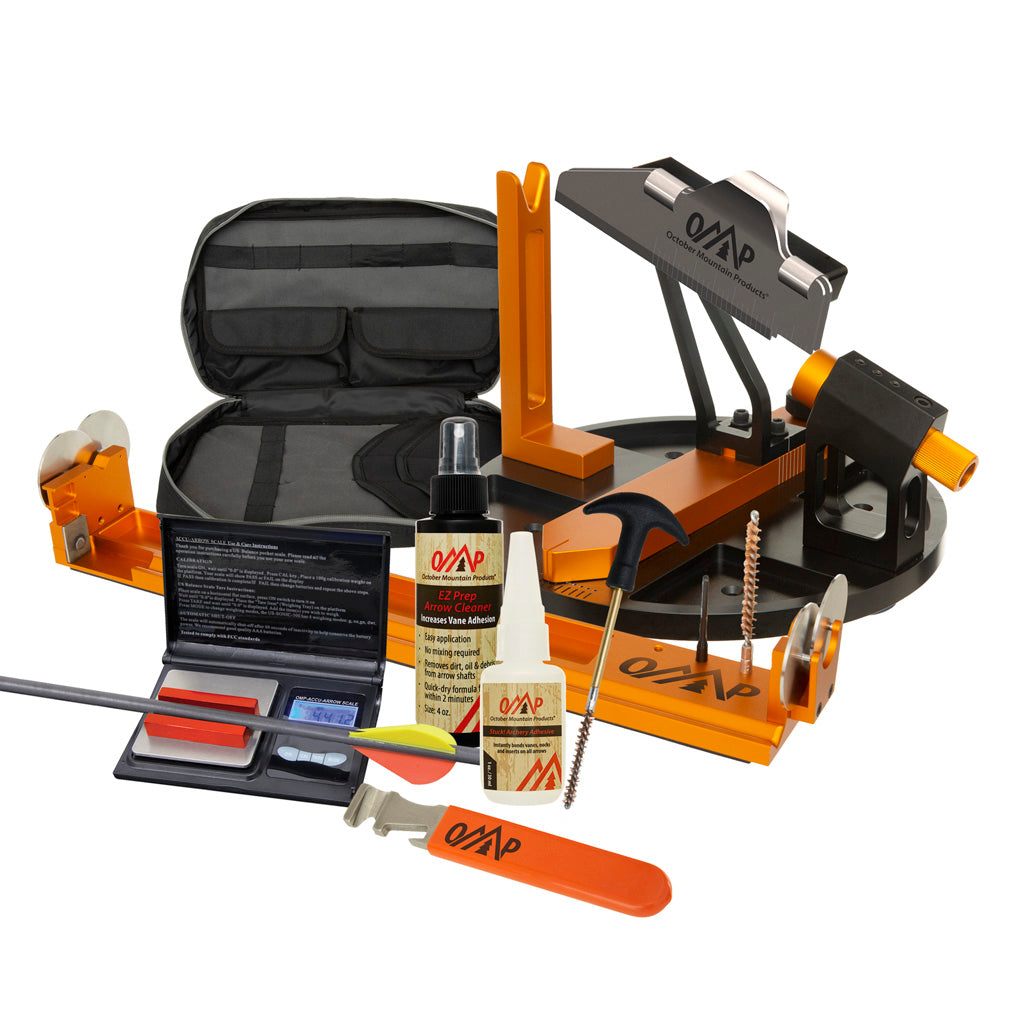 October Mountain Arrow Build Kit in with Phoenix Jig - Front View
