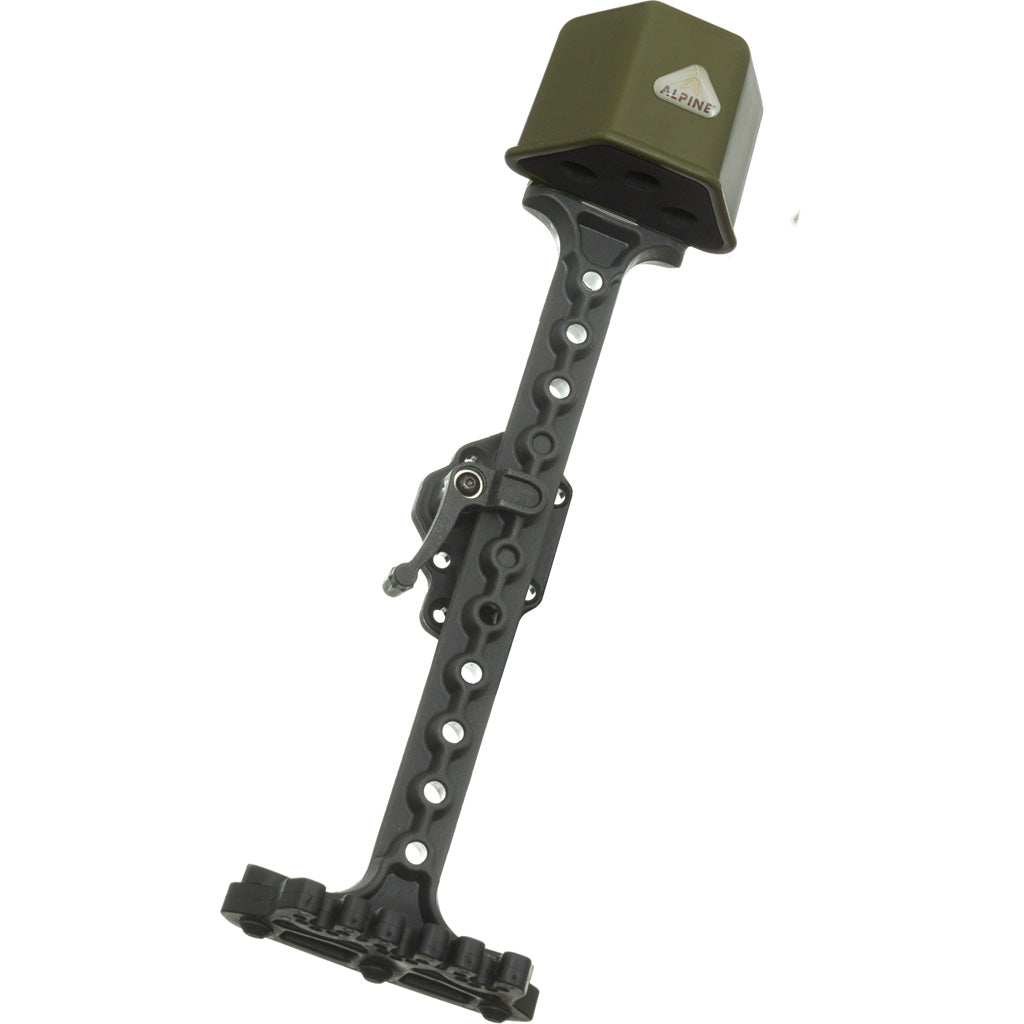 Alpine Bear Claw 3 Arrow Quiver in Green - Front View