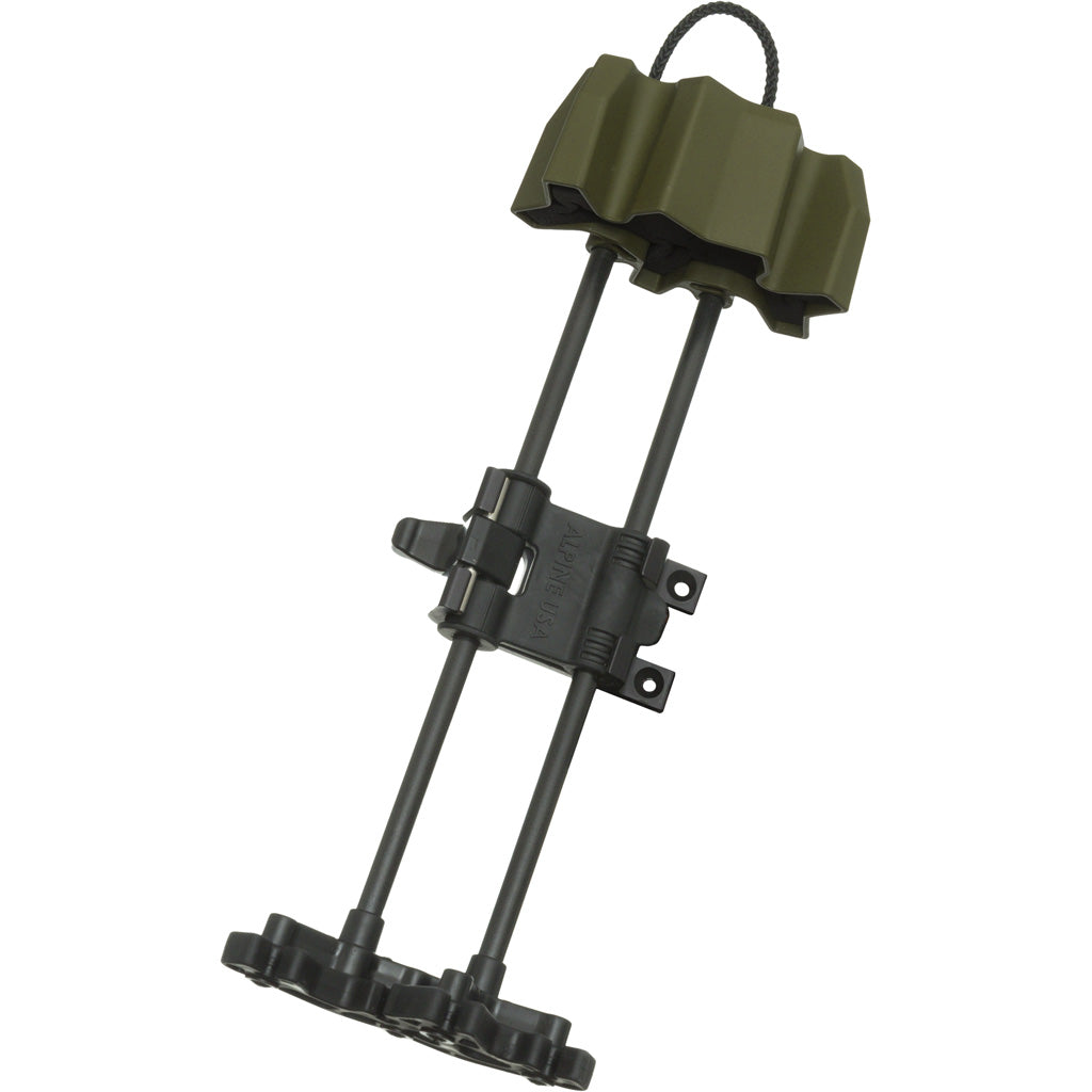 Alpine Power Loc 4 Arrow Quiver in Green - Front View