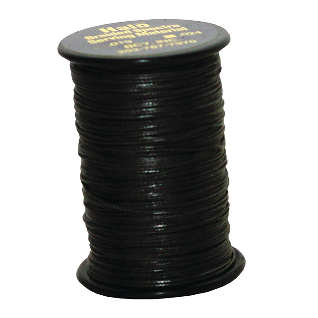 BCY Halo Serving in Black .019 75 yds. - Front View