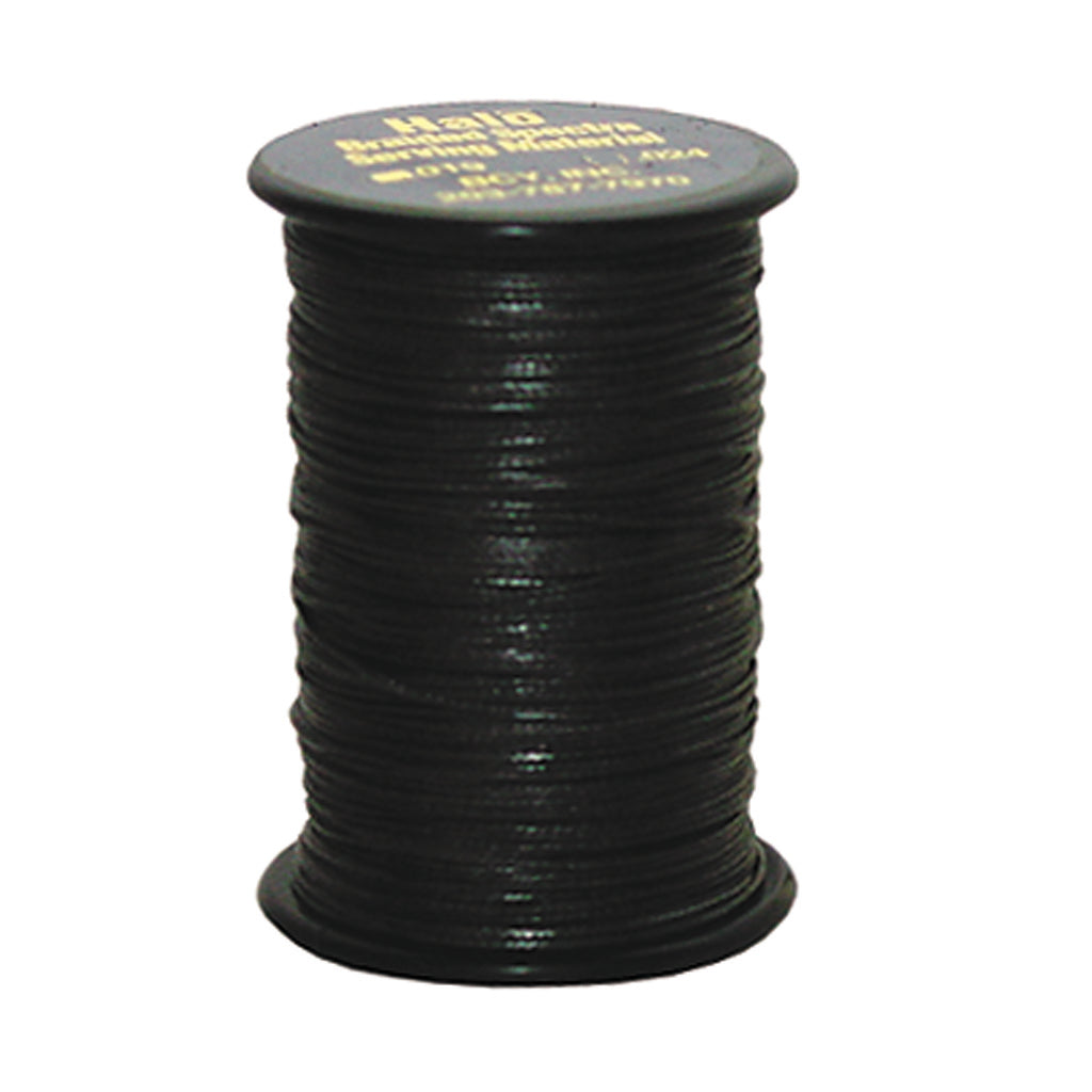BCY Halo Serving in Black .024 45 yds. - Front View