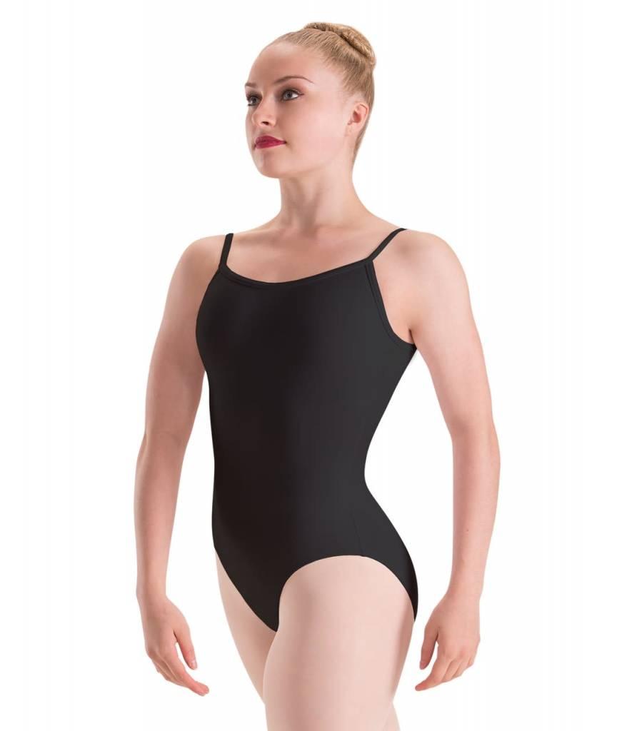 Motionwear Adult Black Long Torso Camisole