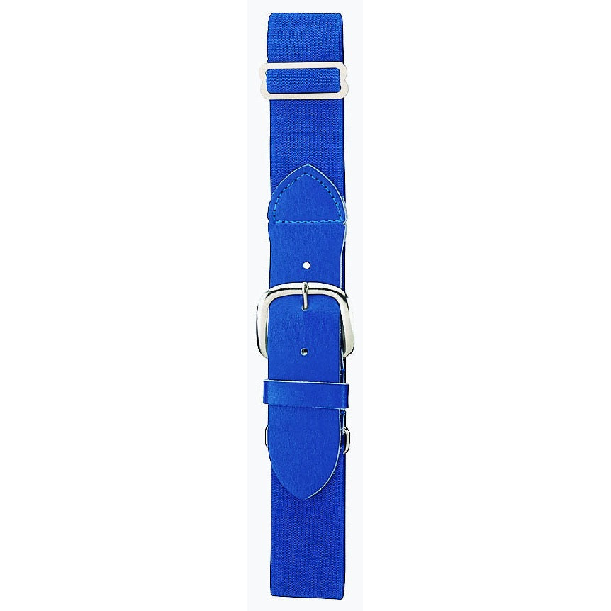 Martin Sports Adult Elastic Baseball Belt, Adjustable 32 to 46 Inch in Royal - Front View