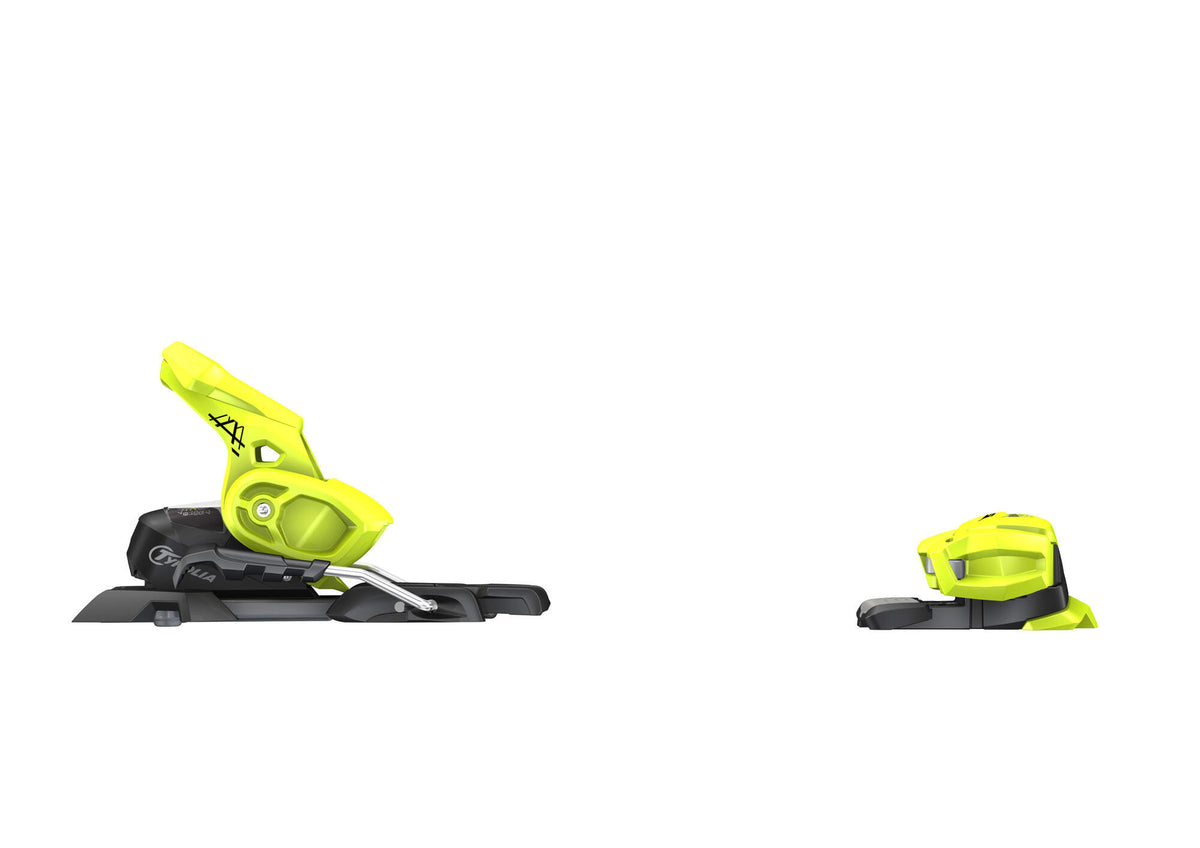 Tyrolia Attack 17 GW Ski Bindings, Flash Yellow, Without Brake in Flash Yellow - right side view