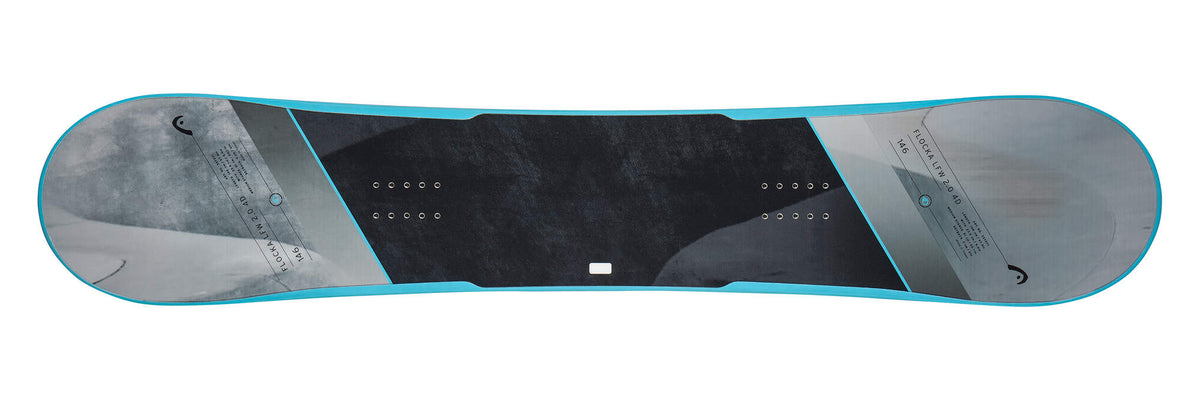 HEAD FLOCKA LFW 2.0 4D Snowboard - top view blue edge