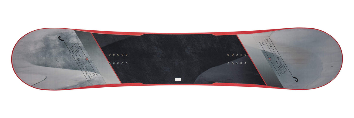 HEAD FLOCKA LFW 2.0 4D Snowboard - top view red edge