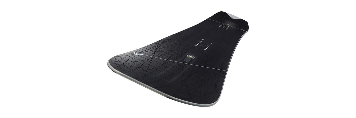 HEAD e-PULSE LYT All-Mountain Snowboard, 146 cm in Black - tail detail