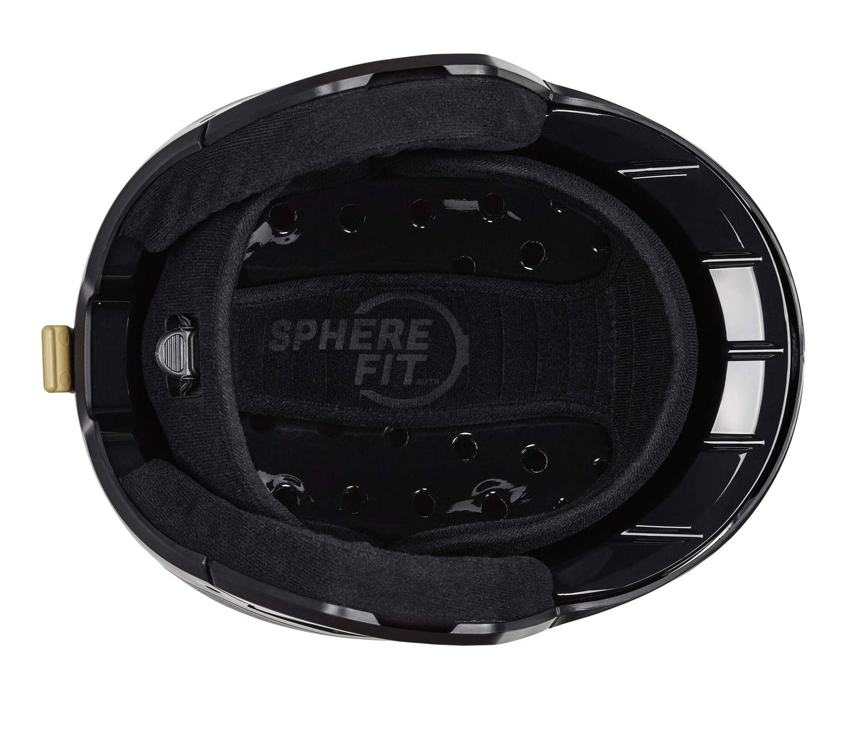 HEAD CHARTER SR Ski Helmet, Black in Black - inside view