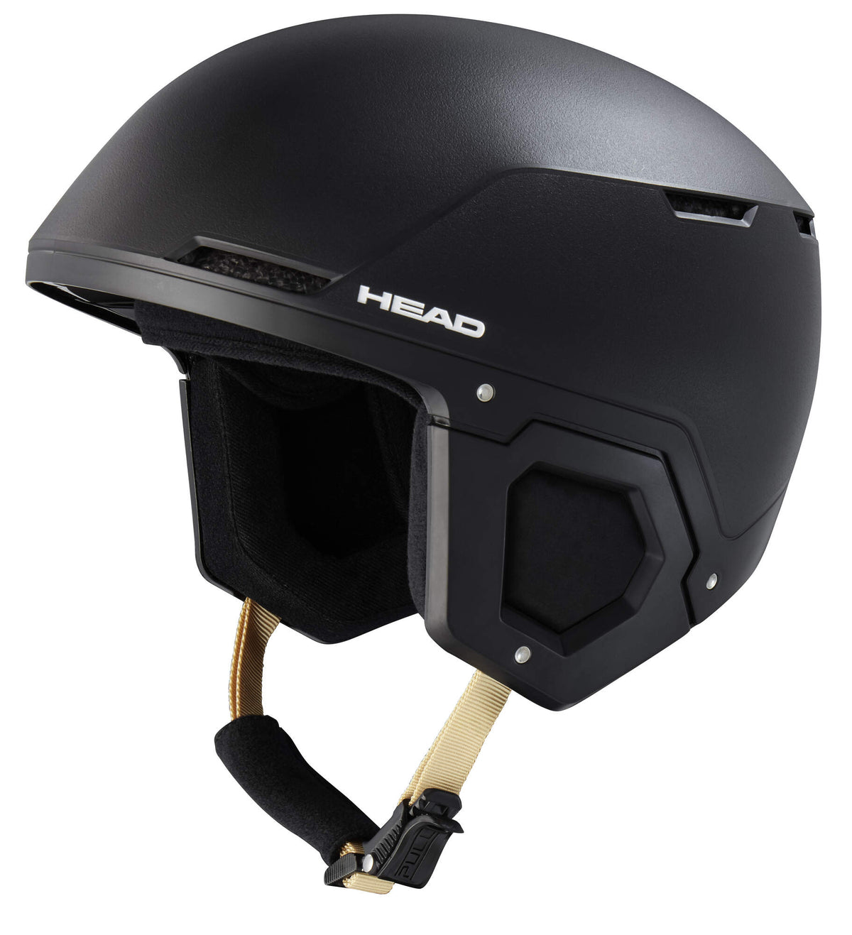 HEAD CHARTER SR Ski Helmet, Black in Black - side view