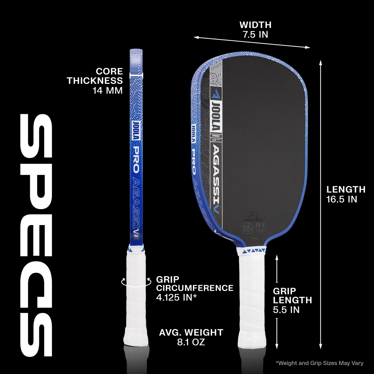 JOOLA Agassi Pro V Pickleball Paddle product image