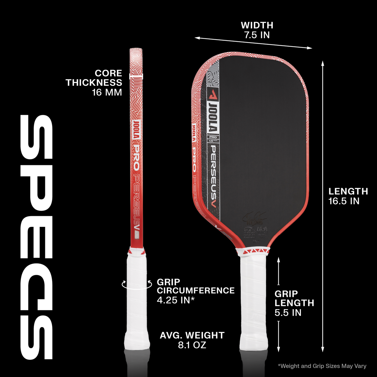 JOOLA Perseus Pro V Pickleball Paddle product image