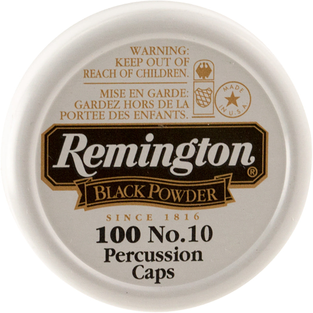 Remington Percussion Caps in Brass - Front View