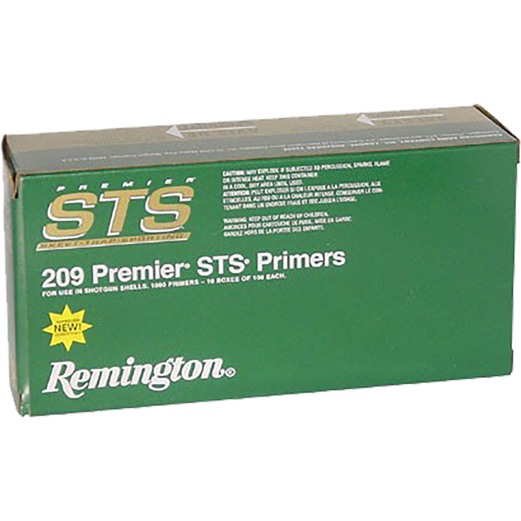 Remington Shotshell Primers in 209 Premier STS 100 pk. HAZMAT - Front View