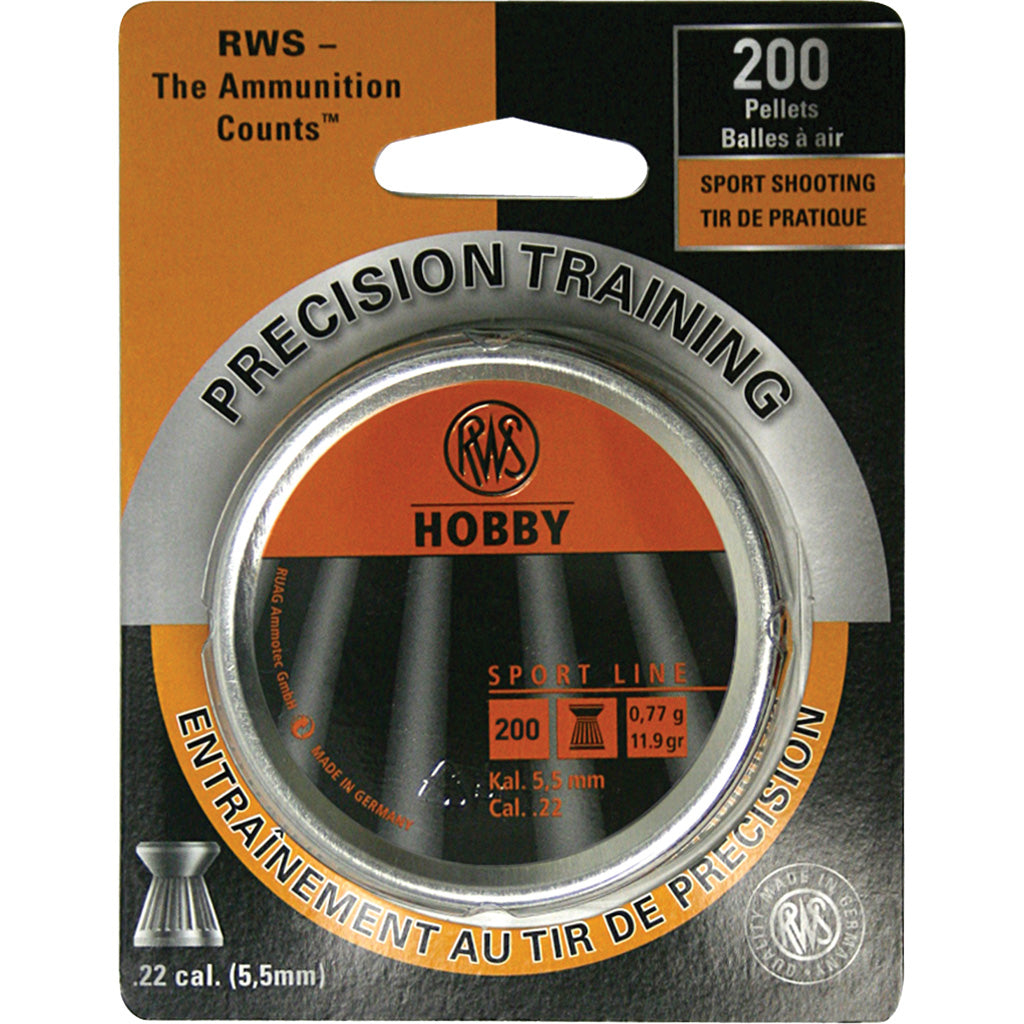 RWS Hobby Sport Line .22 Pellets - Front View