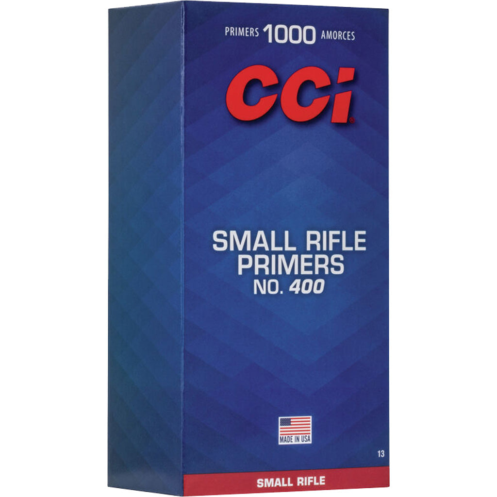 CCI Standard Rifle Primers in 400 Small 1000 ct. HAZ - Front View