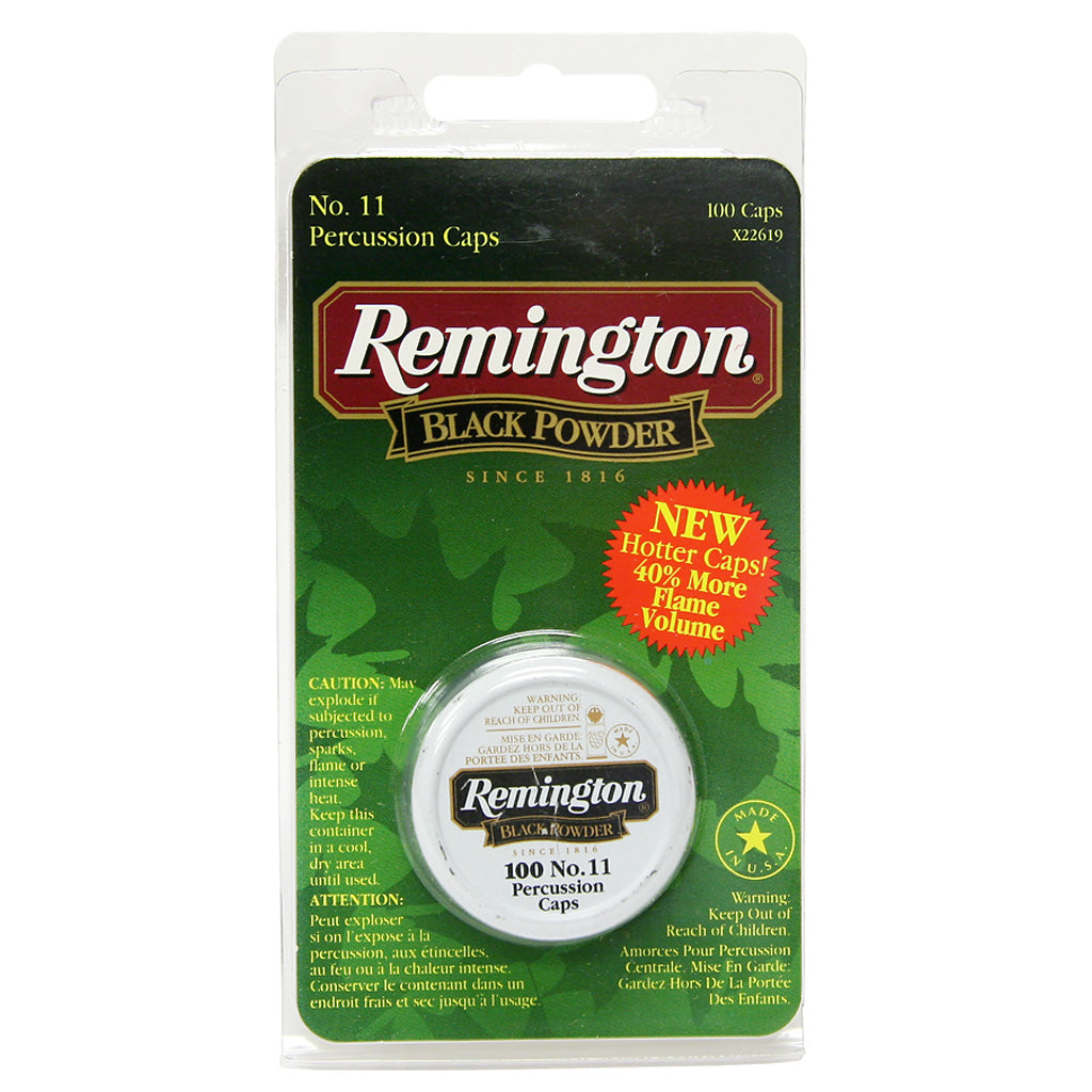 Remington Percussion Caps in Yellow - Front View