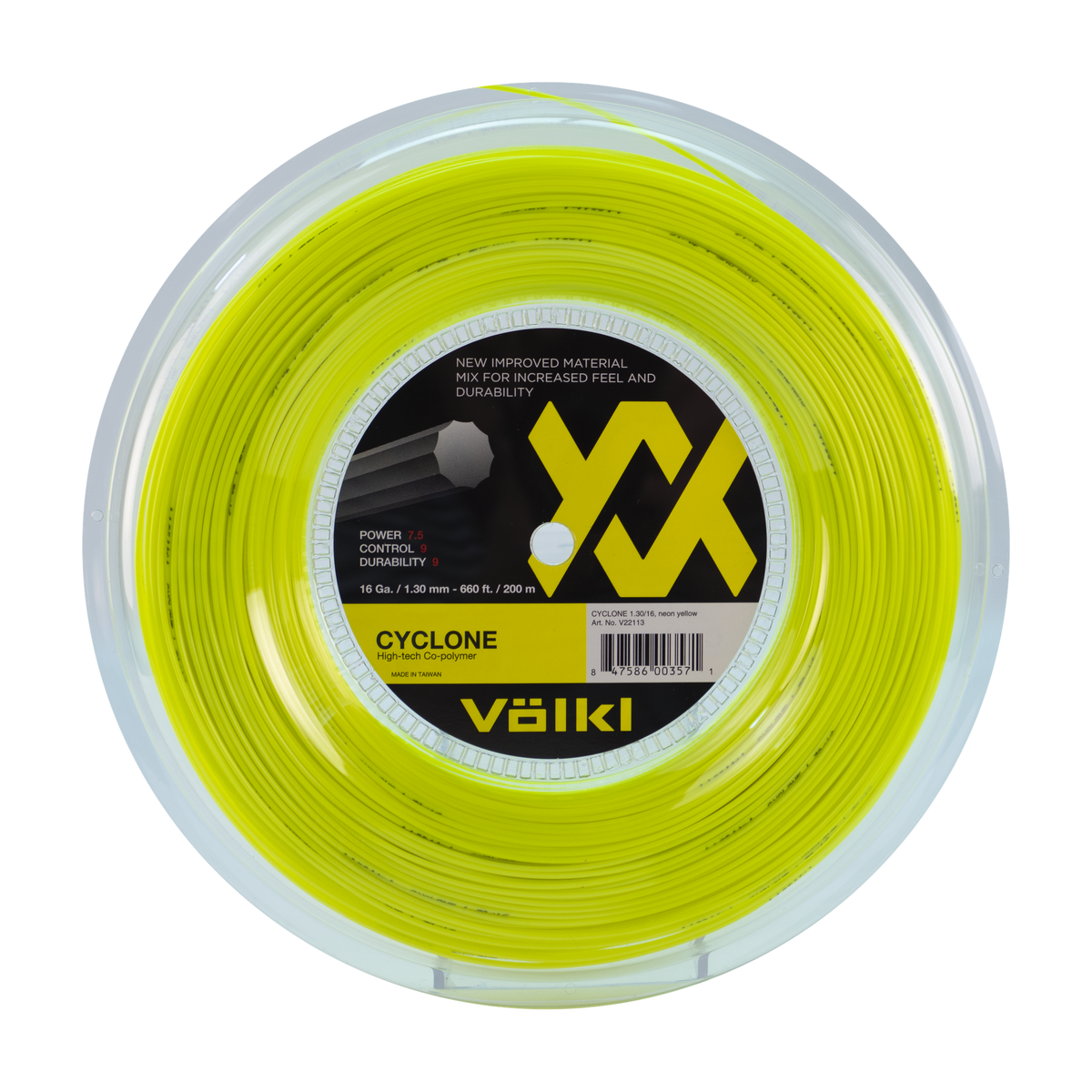 Volkl Cyclone 16G Reel Ylw Tennis product image