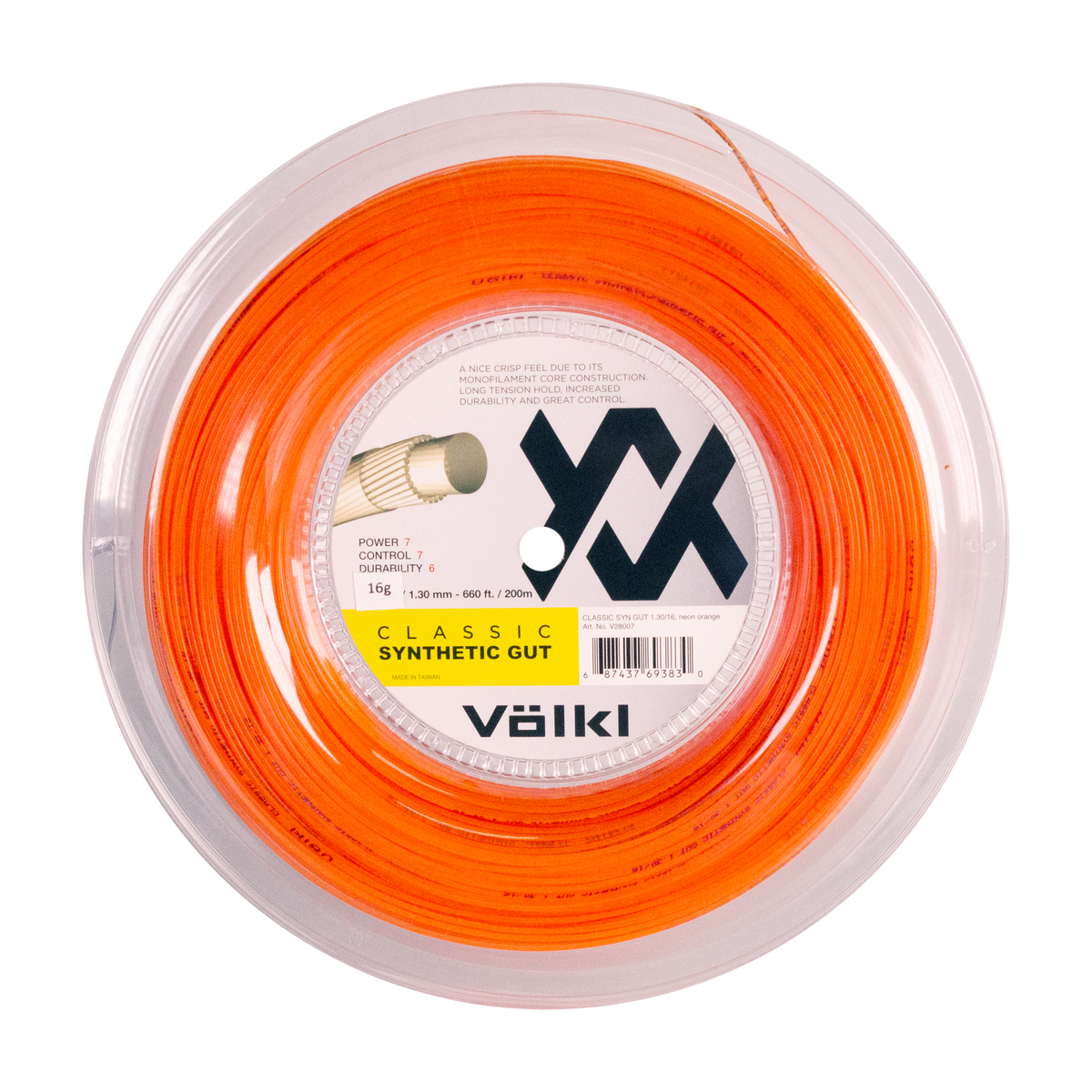 Volkl 16G Classic Synthetic Reel Tennis product image