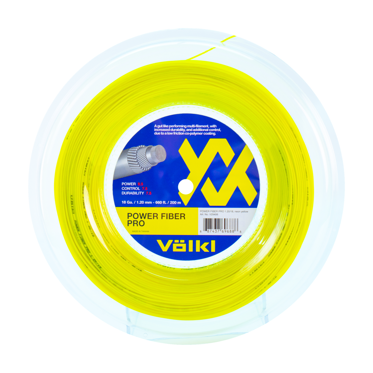Volkl Power Fiber Pro Lavender Reel Tennis product image