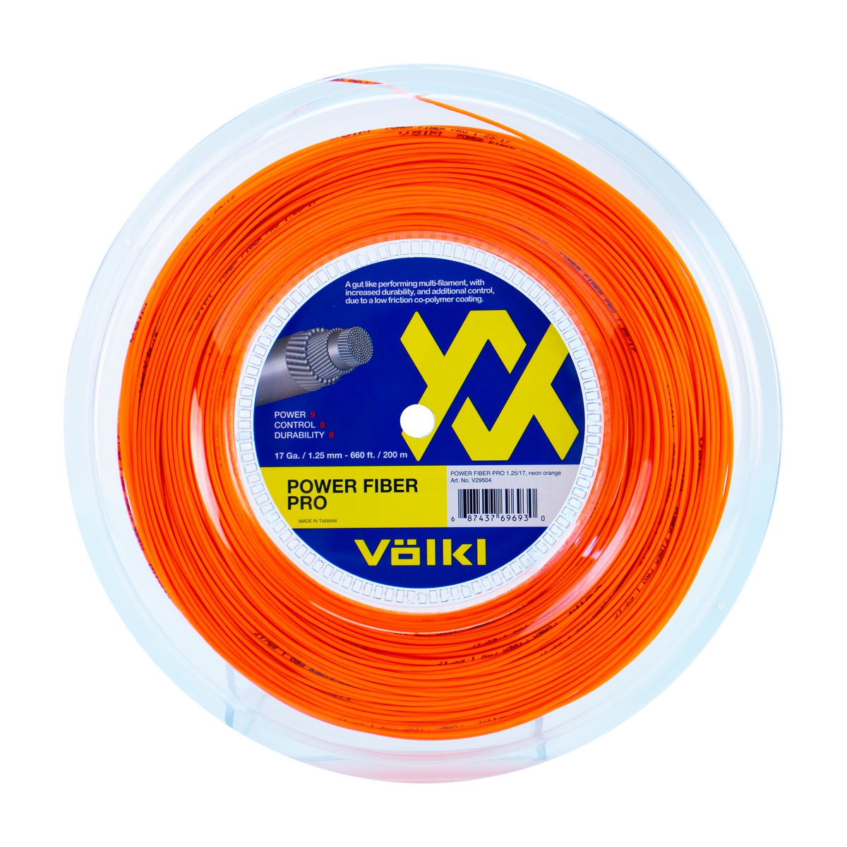 Volkl Power Fiber Pro 17G Reel Tennis product image