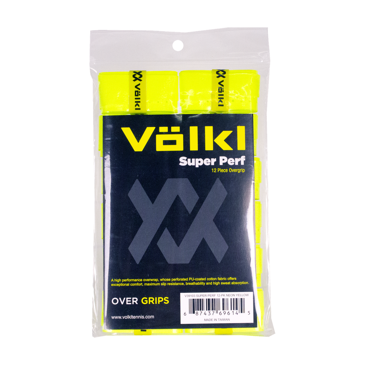 Volkl Super Perf 12 Pack Black Tennis Racquet product image