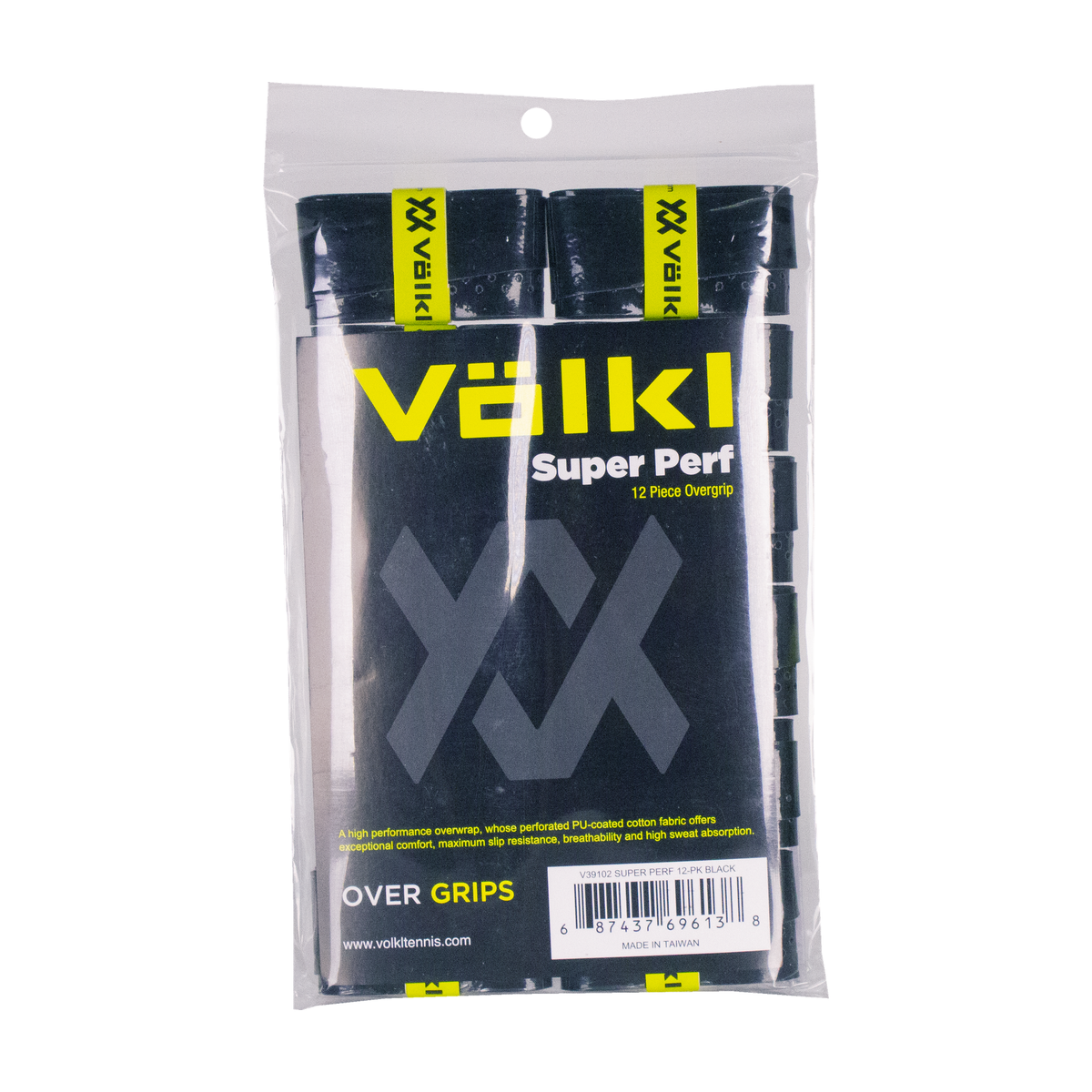 Volkl Super Perf 12 Pack Neon Yellow Tennis Racquet product image