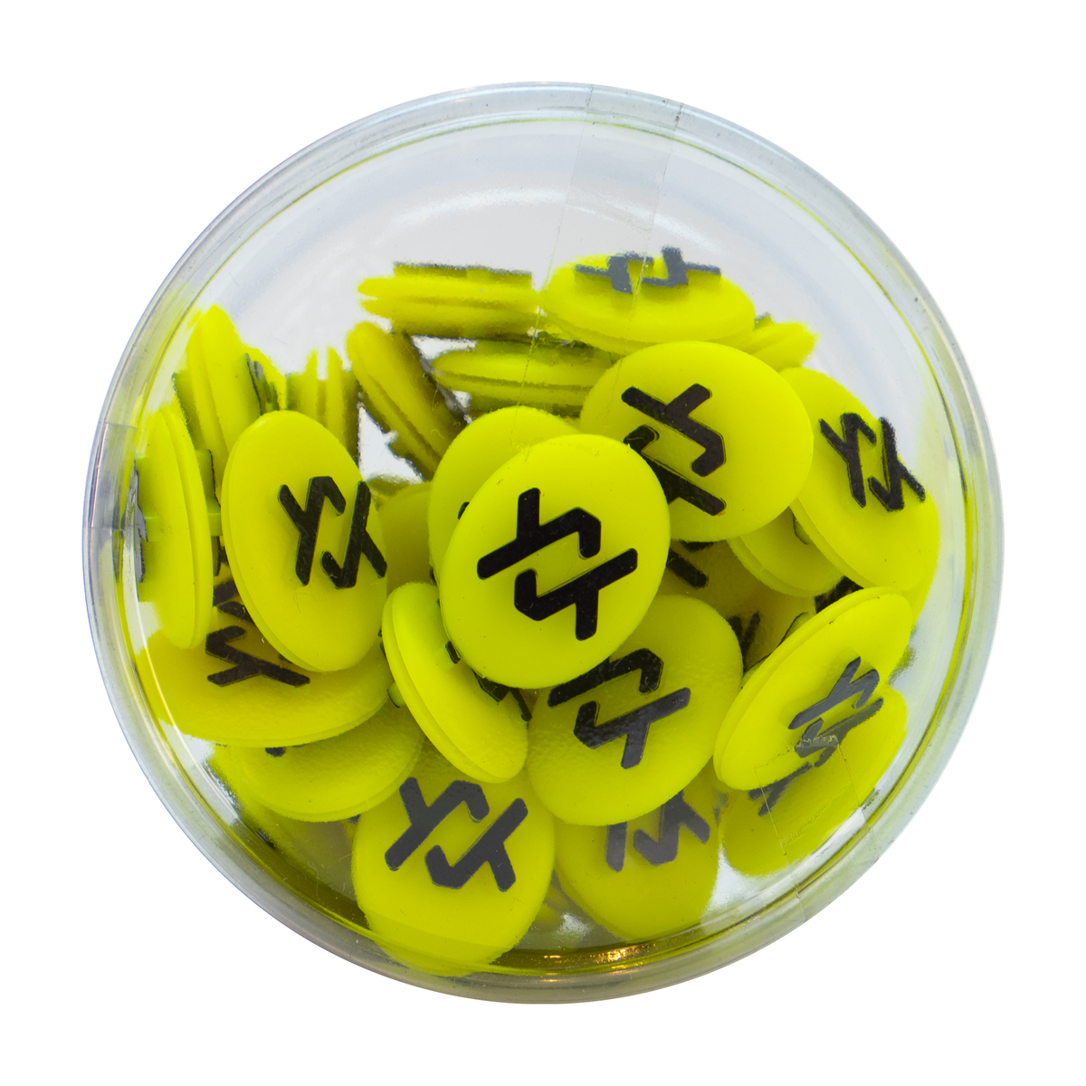 Volkl Vibrastop 48 Pc Jar Neon Yellow/Black Tennis Vibration Dampener product image