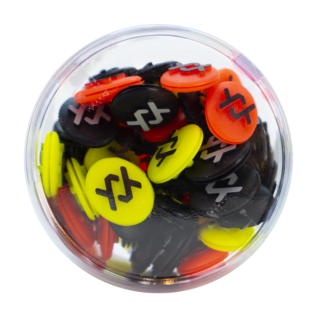 Volkl Vibrastop 48 Pc Jar Neon Yellow/Black Tennis Vibration Dampener product image