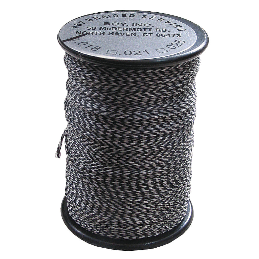 BCY Polygrip Center Serving in Grey .020 75 yds. - Front View