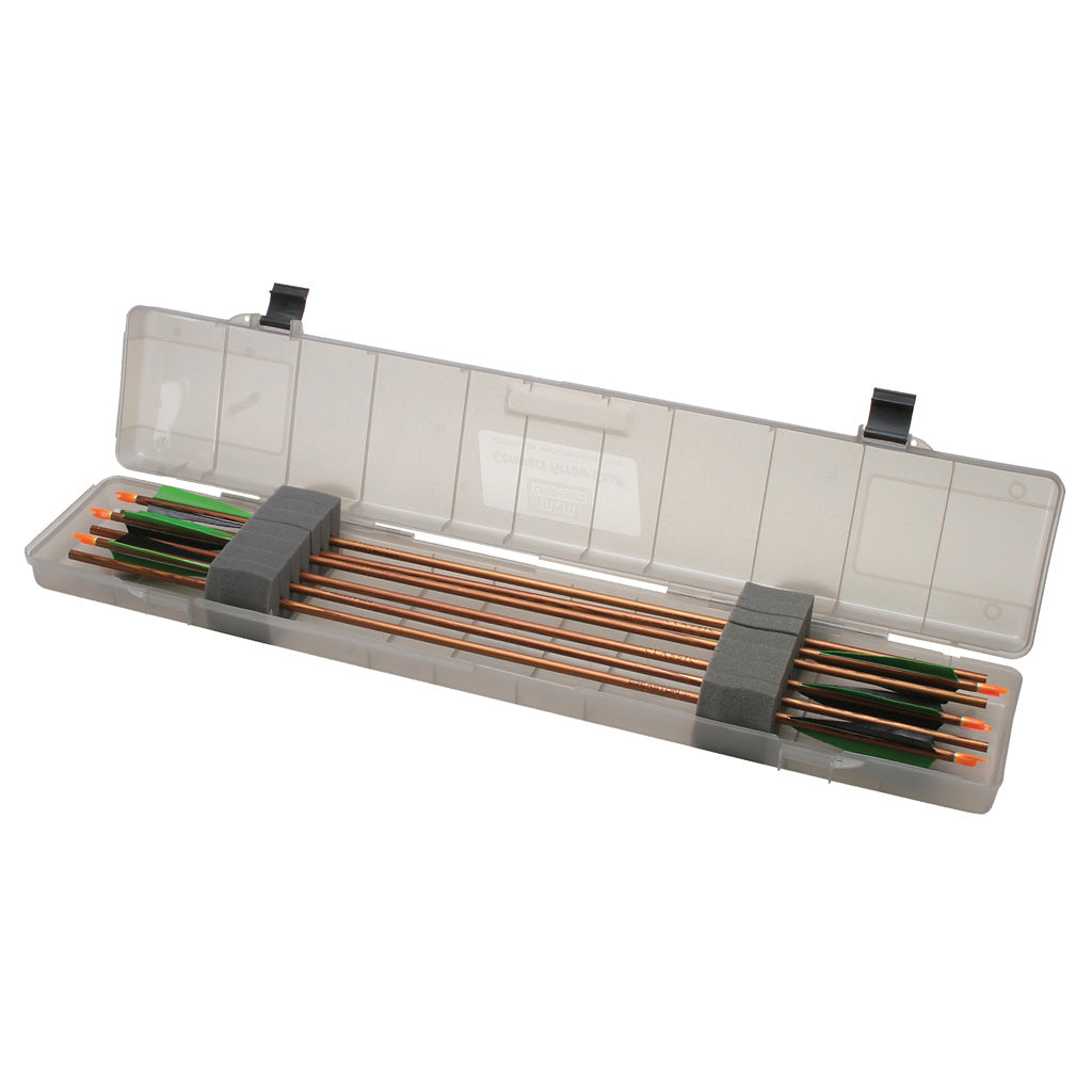 MTM Compact Arrow Case in Grey - Front View