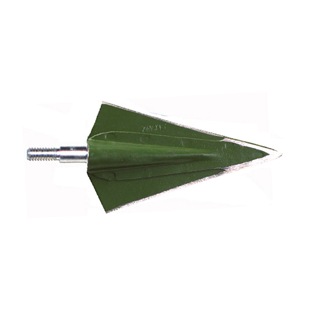 Zwickey Delta Broadheads in Screw In 2 Blade 170 gr. 3 pk. - Front View