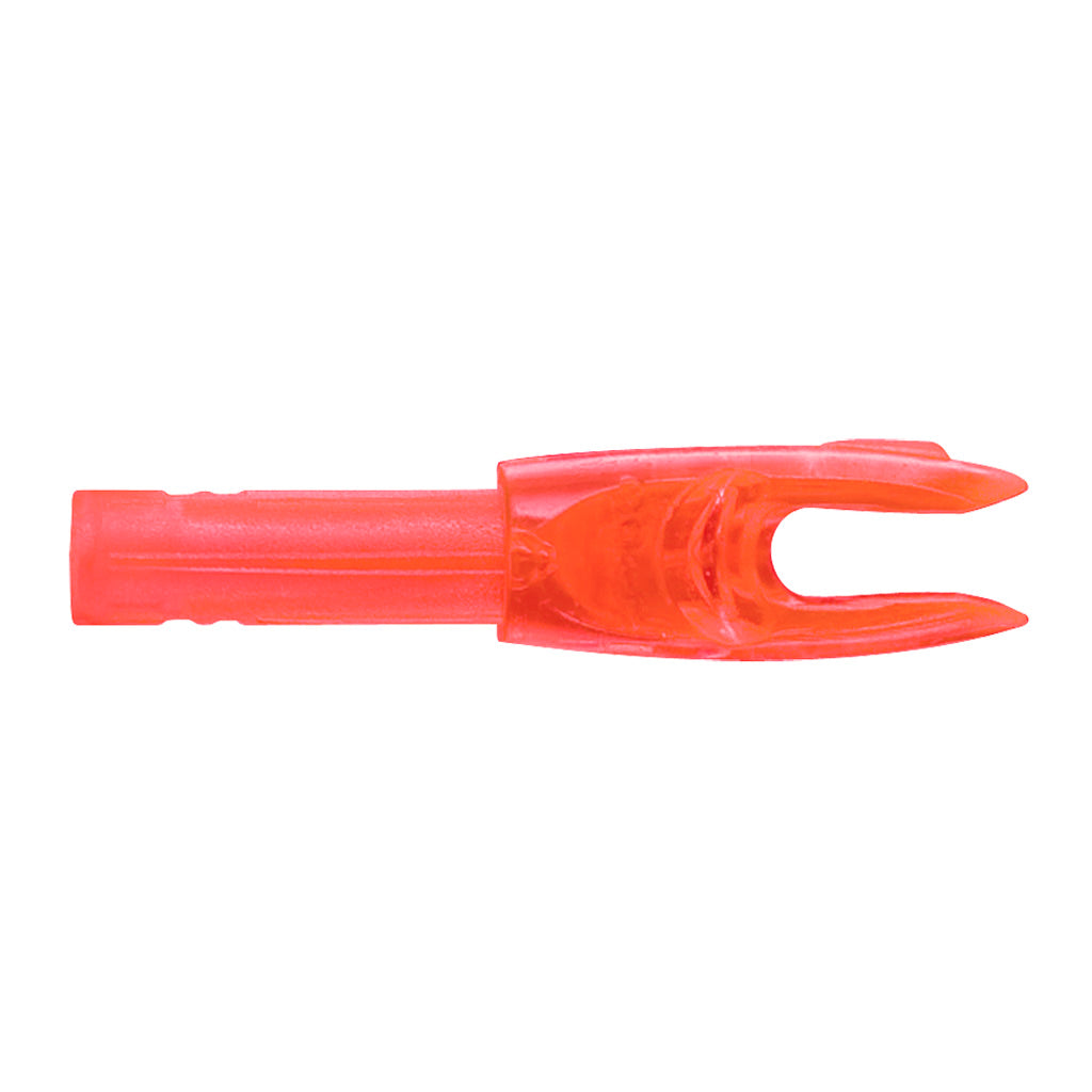 Easton 4mm G Nocks in Red Large Groove 12 pk. - Front View