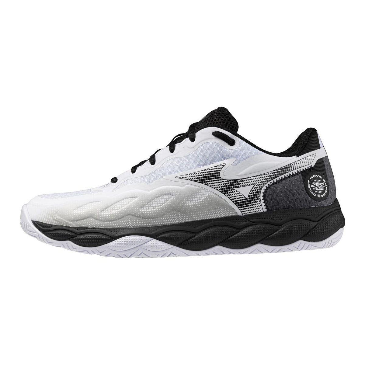 Mizuno Wave Enforce Court AC Men's Tennis Shoe in White-Black - product image